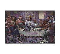 Grupo Erik Poster La última cena del HIP HOP - Laminas decorativas 61x91,5cm a todo color | Posters para pared ideal decoración habitación