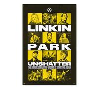 Grupo Erik Poster Linkin Park Unshatter - Lamina decorativa 61x91,5cm | a todo color, Posters para pared ideal decoración habitación, Merchandising OFICIAL