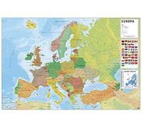 Grupo Erik - Póster Mapa Europa Ita Fisico Politico, Multicolor (61x91,5 cm)