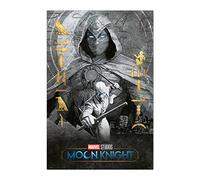 Grupo Erik Poster Marvel Caballero Luna - Poster Caballero Luna - Laminas decorativas 61x91,5cm a todo color | Posters para pared ideal decoración habitación Marvel regalos