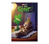 Grupo Erik Poster Marvel Groot get your groot on - Poster Groot - Laminas decorativas 61x91,5cm a todo color | Posters para pared ideal decoración habitación Marvel regalos
