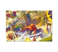 Grupo Erik Póster Marvel Spider Man, Spider Man VS The Sinister Six by Alex Ross - Lamina decorativa Marvel/Póster Spiderman - Marvel Merchandising - Producto con licencia oficial