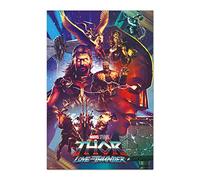 Grupo Erik Poster Marvel Thor love and thunder - Poster Thor - Laminas decorativas 61x91,5cm a todo color | Posters para pared ideal decoración habitación Marvel regalos