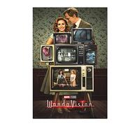 Grupo Erik Poster Marvel Wandavision Life on TV - Poster Wandadivision - Laminas decorativas 61x91,5cm a todo color | Posters para pared ideal decoración habitación Marvel regalos