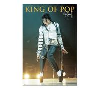 Grupo Erik Poster Michael Jackson Bad - Laminas decorativas 61x91,5cm a todo color: Michael Jackson regalos Merchandising | Posters para pared ideal decoración habitación