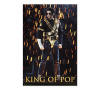 Grupo Erik Poster Michael Jackson Dangerous - Laminas decorativas 61x91,5cm a todo color: Michael Jackson regalos Merchandising | Posters para pared ideal decoración habitación