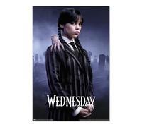 Grupo Erik Poster Miercoles Addams - Posters Decorativos; 61x91,5 cm a todo color (decoracion pared) | Laminas Decorativas; ideal Decoración Habitación