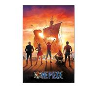 Grupo Erik Póster One Piece Netflix, Straw Hat Pirates - Lamina decorativa One Piece/Póster One Piece - One Piece merchandising, licencia oficial