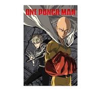 Grupo erik póster one punch man saitama & genos - lamina decorativa o