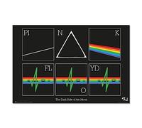 Grupo Erik Póster Pink Floyd The Dark Side of the Moon - Lamina decorativa Pink Floyd/Póster Producto con licencia oficial