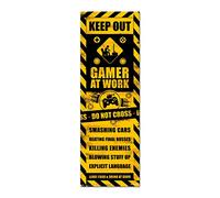 Grupo Erik Póster puerta Gameration Gaming caution - Lamina decorativa Gameration/Póster Producto con licencia oficial