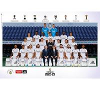 Grupo Erik Poster Real Madrid equipo 2022/2023 - Laminas decorativas 61x91,5cm a todo color | Posters para pared ideal decoración habitación Real Madrid, Poster futbol