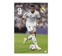 Grupo Erik Poster Real Madrid Mbappe - Laminas decorativas 61x91,5cm : Real Madrid regalos | Posters para pared ideal decoración habitación