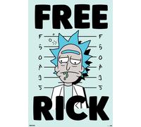 Erik Maxi Póster Rick And Morty Free Rick 91.5x61cm