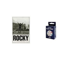 Grupo Erik Poster Rocky Balboa + Pack chinchetas Colores Especial Posters Pared | Posters para pared ideal decoración habitación