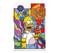 Grupo Erik Poster Simpsons Homer - Laminas decorativas 61x91,5cm a todo color | Posters para pared ideal decoración habitación : Regalos simpsons Merchandising Oficial