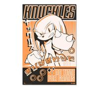 Grupo Erik Poster Sonic Knuckles - Laminas decorativas 61x91,5cm a todo color | Posters para pared ideal decoración habitación