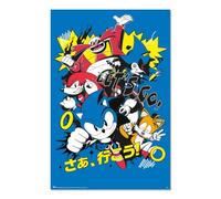 Grupo Erik Poster Sonic Manga - Lamina decorativa 61x91,5cm | a todo color, Posters para pared ideal decoración habitación, Merchandising OFICIAL