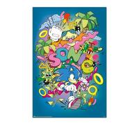 Grupo erik poster sonic pop - laminas decorativas 61x91,5cm a todo col