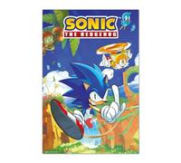 Grupo Erik Póster Sonic The Hedgehog Sonic & Tail - Lamina decorativa Sonic/Póster gamer - Decoración gaming habitación, Decoración Sonic licencia oficial