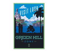 Erik Editores Poster Sonic The Hedgehog - Visit Lush Green Hill Zone