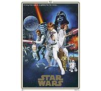 Grupo Erik - Póster Star Wars 40 Aniversario One Sheet B, 61x91,5 cm