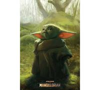 Grupo Erik – Póster Star Wars The Mandalorian Grogu (Baby Yoda) 61x91,5 cm