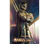 Grupo Erik, Póster Star Wars The Mandalorian Clan of Two, Baby Yoda, gro gu, 61 x 91,5 cm