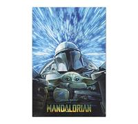 Grupo Erik Póster Star Wars The Mandalorian, Hyperspace - Lamina decorativa Star Wars/Póster The Mandalorian - Decoración habitación Star Wars - Producto con licencia oficial