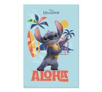 Grupo Erik Poster Stitch Disney, Live Action ALOHA - Laminas decorativas 61x91,5cm a todo color | Posters para pared ideal decoración habitación : Stich Regalos, Regalos Stitch niña