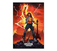 Grupo Erik Poster Stranger Things Merchandising Eddie - Posters decorativos, Ideal Decoracion Habitación, Decoracion pared - Laminas para Cuadros, Posters para Pared 61 x 91,5 cm a todo color