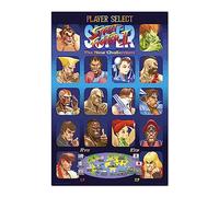 Grupo Erik Póster Street Fighter Player Select - Lamina decorativa Street Fighter/Póster Producto con licencia oficial