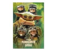 Grupo Erik Poster The Mandalorian y Grogu Anzellans - Laminas decorativas 61x91,5cm a todo color: Star Wars regalos Merchandising | Posters para pared ideal decoración habitación