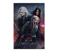 Grupo Erik Póster The Witcher temporada 3 - Lamina decorativa The Witcher/Póster Producto con licencia oficial