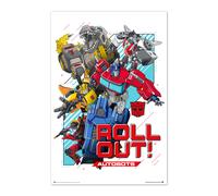 Grupo Erik Póster Transformers Roll out - Lamina decorativa Transformers Roll out/Póster Producto con licencia oficial