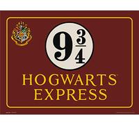 Grupo Erik Print Harry Potter Howgarts Express, Marrón, 30x40 cm