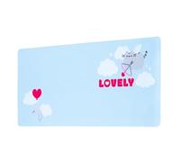 Grupo Erik Pusheen Alfombrilla Escritorio - Alfombrilla ratón XXL | Cosas kawaii, Mousepad niña, Protector escritorio, Merchandising Oficial, Impermeable y Antideslizante (80X35 cm)