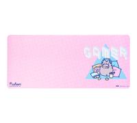 Grupo Erik Pusheen Alfombrilla Escritorio Rosa - Alfombrilla ratón XXL | Cosas kawaii, Mousepad niña, Protector escritorio, Merchandising Oficial, Impermeable y Antideslizante (80X35 cm)