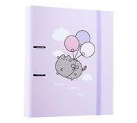 Grupo Erik Pusheen Carpeta Anillas A4 - Archivador 2 Anillas Kawaii | Archivadores Escolares para Niños y Niñas, Material escolar, Tapa Dura con Banda elástica, Merchandising Oficial