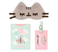 Erik Portadocumentos de viaje Pusheen – Incluye funda pasaporte, etiqueta y antifaz
