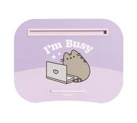 Soporte Ordenador portátil Pusheen - Soporte portatil niña con Soporte Tablet/Soporte movil | Laptop Stand con cojín Acolchado y asa Lateral (34 x 44 cm)