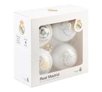 Grupo erik real madrid bolas de navidad set de 4 - adornos arbol de na