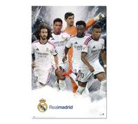 Grupo Erik Real Madrid Poster Plantilla 2026/2027 - Lamina decorativa | 61x91,5cm a todo color, Posters para pared ideal decoración habitación, Real Madrid Niño Regalos