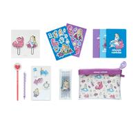 Grupo Erik Set de papelería Disney Alicia en el País de Las Maravillas - Estuche con Material - Pack papelería/Kit Material Escolar