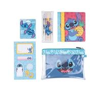 Grupo Erik Kit de papelería Disney Stitch Tropical - Estuche con Material - Pack papelería/Kit Material Escolar - Set papelería Disney - Estuche Stitch