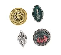 Set pins juego de tronos la casa del dragon - 4 figuras juego de trono