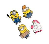 Grupo Erik Set Pins Minions - 4 Figuras Minions y Fluffy