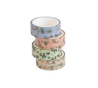 Grupo Erik Set Washi Tape Botanical Cacti, 4 rollos de 3 metros - Pegatinas