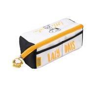 Estuche Rectangular Doble Grupo Erik Snoopy Lazy Days