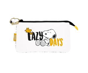 Grupo Erik Snoopy Estuche Escolar 3 Compartimentos | Estuche 3 compartimentos, Estuche Triple Colegio para niños y niñas, Material escolar y papeleria, Back To Shoool